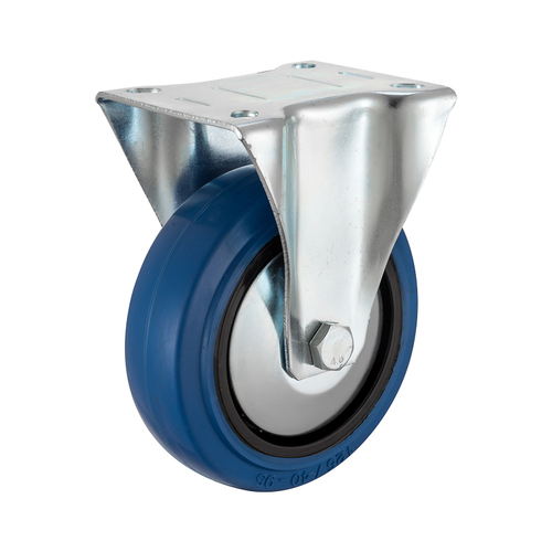 Elastic Rubber-Wheeled Industrial Rigid Casters: Enhanced Maneuverability and Durability