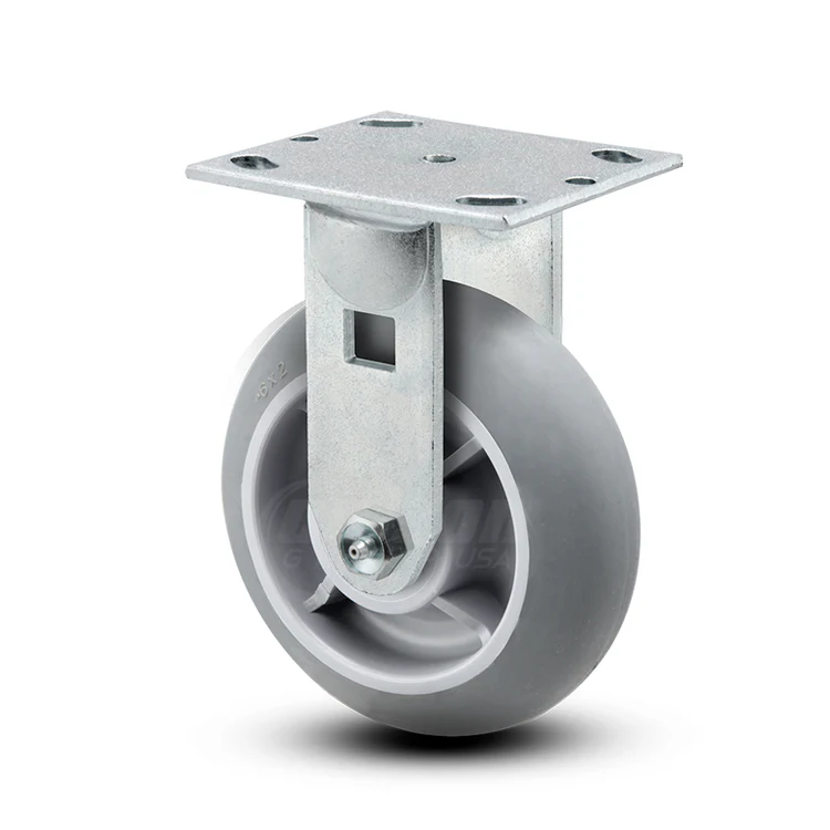 Heavy duty steel swivel caster